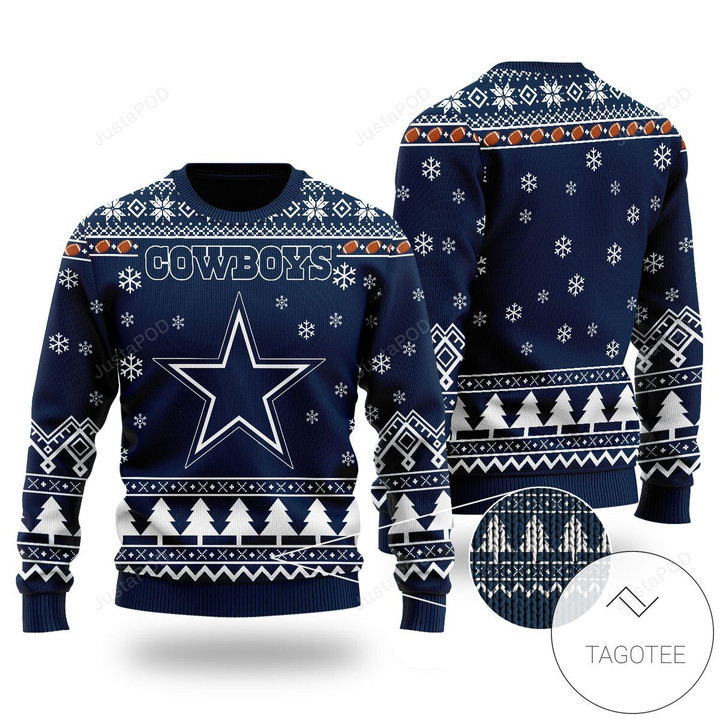 NFL Dallas Cowboys Logo Ugly Christmas Sweater