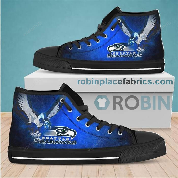 Seattle Seahawks High Top Shoes