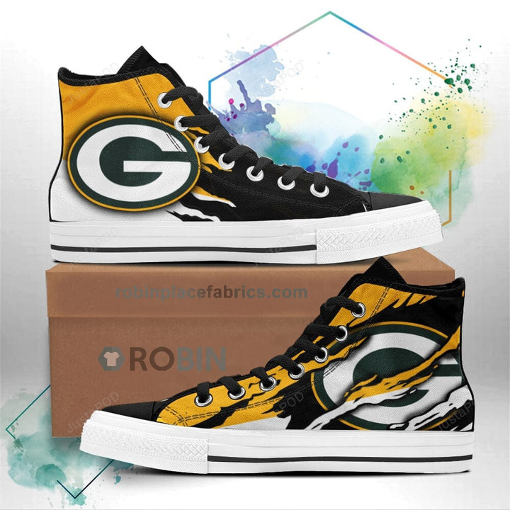Green Bay Packers High Top Shoes