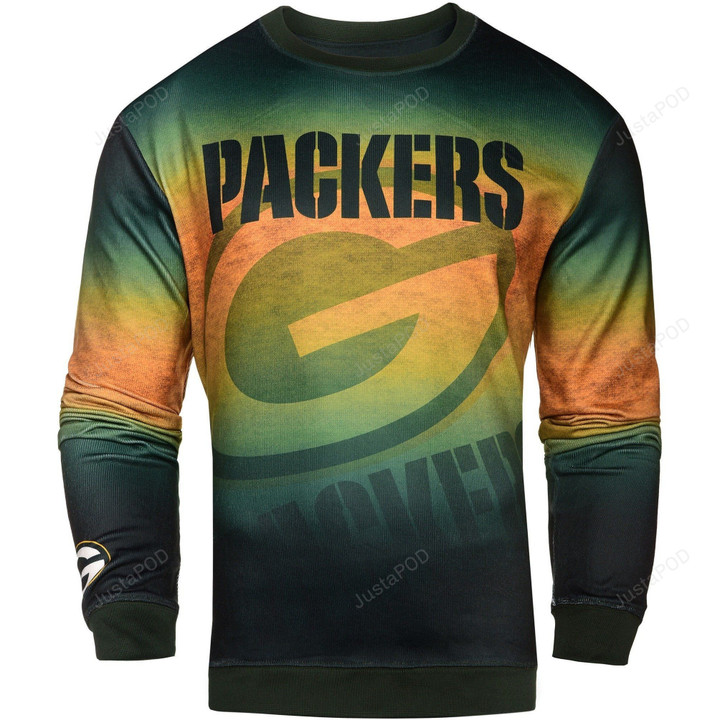 Green Bay Packers NFL Ugly Christmas Sweater, All Over Print...