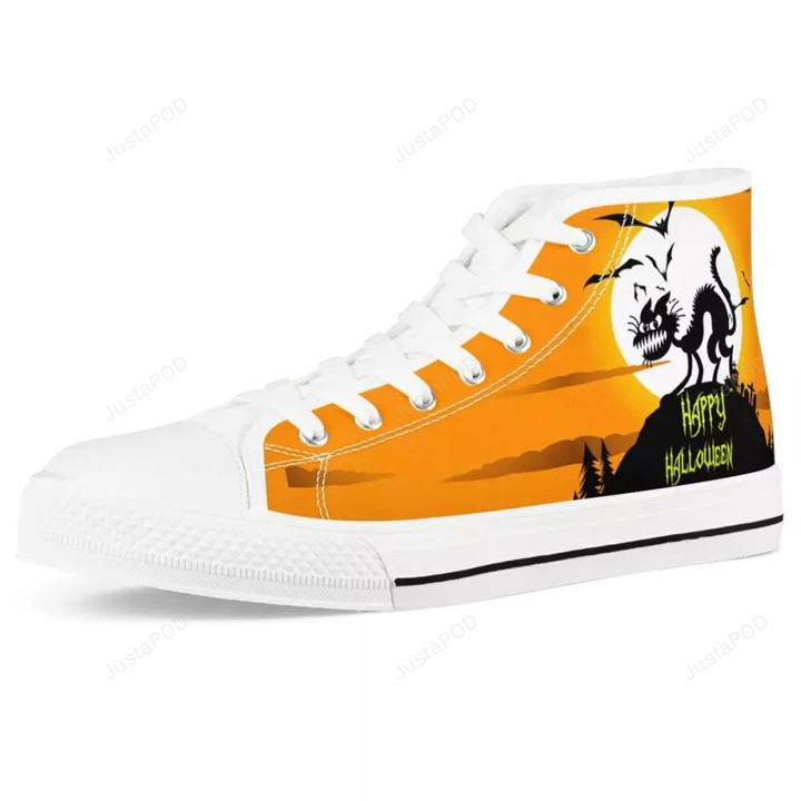 Halloween White High Top Shoes