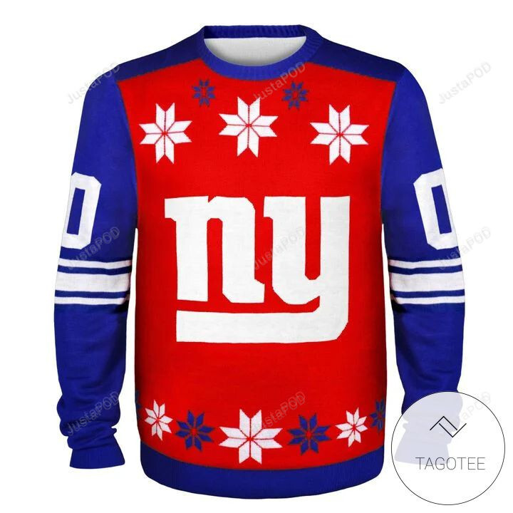 New York Giants NFL Ugly Christmas Sweater, All Over Print Sweatshirt