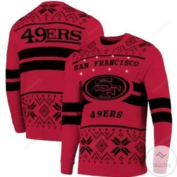 San Francisco 49ers Ugly Christmas Sweater, All Over Print Sweatshirt