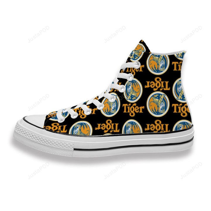 Tiger Beer Logo High Top Shoes