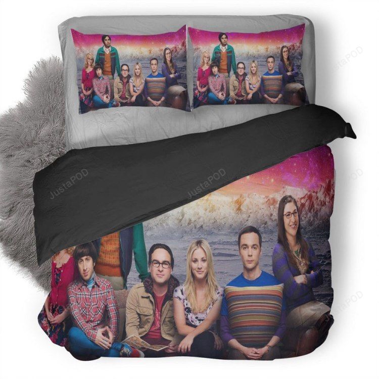 The big bang theory season 11 poster duvet cover bedding s