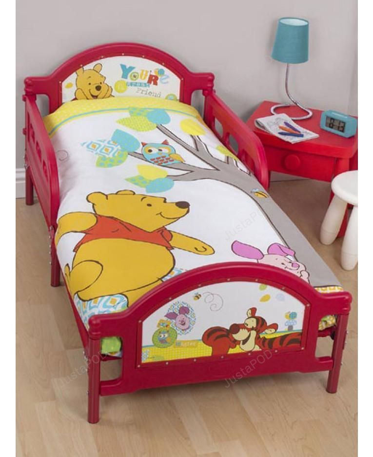 Winnie The Pooh Forest Junior Toddler Duvet Cover  Winnie The Pooh Bedding