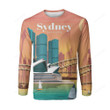 Sydney Opera House 3d Full Over Print Hoodie Zip Hoodie Sweater Tshirt