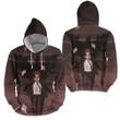 Death Note Light Yagami & Death Note's Pages 3d Full Over Print Hoodie Zip Hoodie Sweater Tshirt