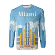 Miami United States Of America 3d Full Over Print Hoodie Zip Hoodie Sweater Tshirt