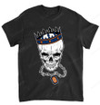 NFL Chicago Bears Skull Rock With Crown T-Shirt