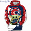 New England Patriots Baby Yoda Star Wars 3D Hoodie Zip Hoodie, NFL 3D All Over Print Hoodie Zip Hoodie