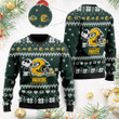 Green Bay Packers Ugly Sweater Cute The Snoopy Show Football Helmet 3D All Over Print Ugly Christmas Sweater
