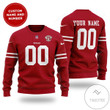 NFL Personalize San Francisco 49ers Red Ugly Christmas Sweater