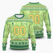 Personalized Custom Name And Number Team Kakugawa Ugly Christmas Sweater, All Over Print Sweatshirt