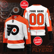 Personalized Custom Name And Number NHL Philadelphia Flyers Ugly Christmas Sweater, All Over Print Sweatshirt