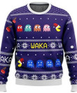 Pacman Waka Waka Ugly Christmas Sweater, All Over Print Sweatshirt