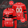 Personalized Custom Name And Number Tampa Bay Uccaneers Ugly Christmas Sweater, All Over Print Sweatshirt