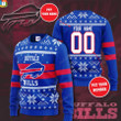 NFL buffalo bills personalized ugly christmas sweater