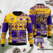 Personalized Custom Name Minnesota Vikings Ugly Christmas Sweater, All Over Print Sweatshirt