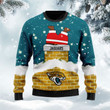 Personalized Jacksonville Jaguars NFL Football Santa Claus 3D Ugly Christmas Sweater