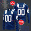 Personalized Custom Name And Number Indianapolis Colts Ugly Christmas Sweater, All Over Print Sweatshirt