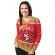 San Francisco 49ers For Unisex Ugly Christmas Sweater, All Over Print Sweatshirt