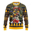Nhl Nashville Predators Tree Christmas Ugly Christmas Sweater, All Over...