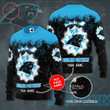 Carolina Panthers Personalized Ugly Christmas Sweater