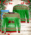 Dear Santa Just Bring Horses 2 Ugly Christmas Sweater