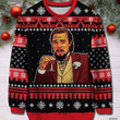 Leonardo Dicaprio Laughing Meme For Meme Lovers Ugly Christmas Sweater, All Over Print Sweatshirt