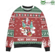 Santa Claus Merry Dartsmas Ugly Sweater