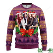 Purple Black Pink Merry Xmas Ugly Sweater