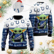 Indianapolis Colts Baby Yoda Ugly Christmas Sweater