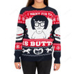 All I Want For Xmas Is Butts Tina From Bobs Burgers Ugly Christmas Sweater