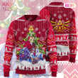 Legend Of Zelda Link Under Christmas Tree Ugly Christmas Sweater