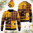 Washington Reskins Football Team Ugly Christmas Sweater