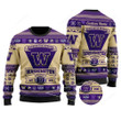 Washington Huskies Football Team Ugly Christmas Sweater