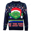 Star Wars Yoda Knitted Ugly Christmas Sweater