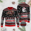 Tampa Bay Buccaneers Player With Ball And Helmet Ugly Christmas Sweater