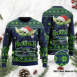 Seattle Seahawks Cute Baby Yoda Ugly Christmas Sweater