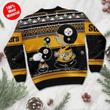 Snoopy And Charlie Brown Pittsburgh Steelers Ugly Christmas Sweater