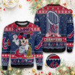 Mickey Atlanta Braves World Series Champions Ugly Christmas Sweater