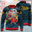 Legend Of Zelda Black Blue Ugly Christmas Sweater