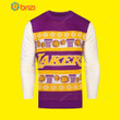 Purple Los Angeles Lakers Ugly Christmas Sweater