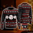 Baseball Balls Ugly Christmas Sweater
