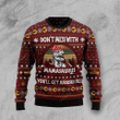 Dinosaur Mom Ugly Christmas Sweater