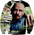 Breaking Bad Cash Rich Ugly Christmas Sweater