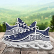 Jesus Cross In God We Trust Christian Max Soul Shoes, Light Sports Shoes