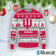 Merry Christmas Snow Indiana Hoosiers Ugly Christmas Sweater