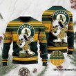 Snoopy Oakland Athletics Ugly Christmas Sweater